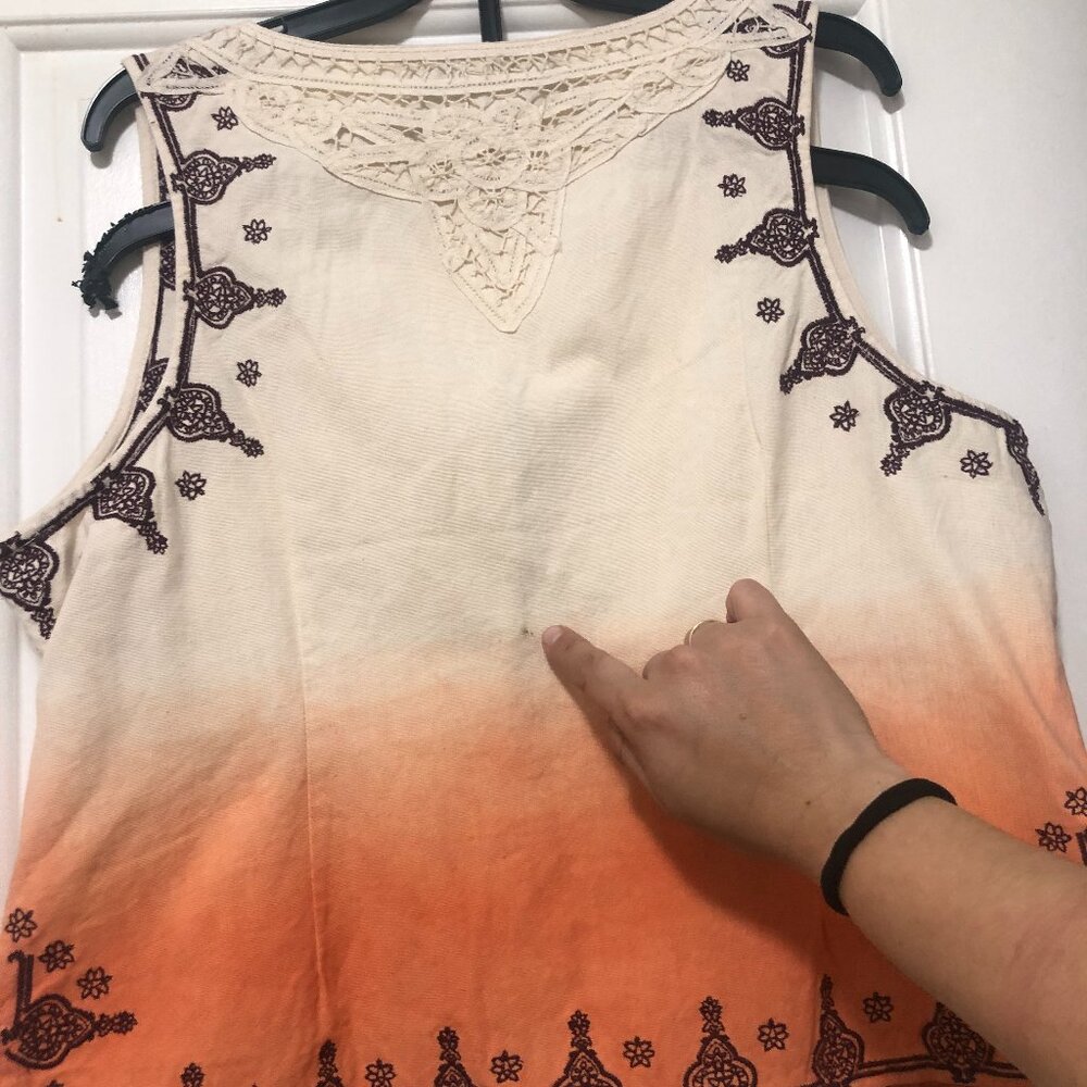 Women's ombre vest {BKE} made in India Size L - Picture 4 of 8